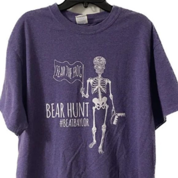 TCU Horned Frogs Men's L Day Of the Dead Baylor Shirt NCAA Football - Picture 1 of 2